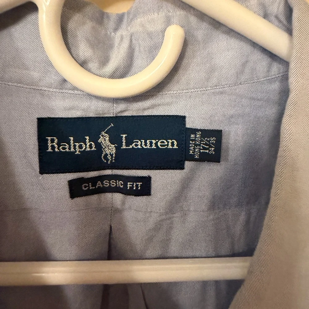 Ralph Lauren Pale Blue Oxford Button-Down Shirt